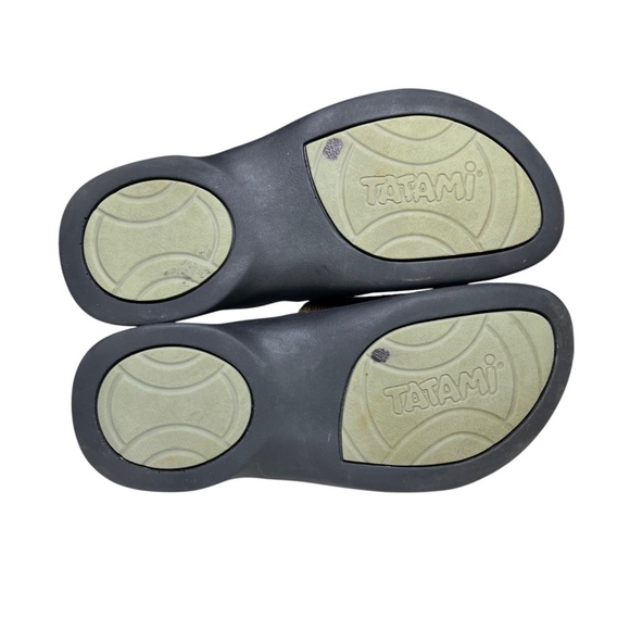 Birkenstock Tatami Bridget Slide Sandals Women's Size 37 6 GOLD Leather Slip On - Picture 10 of 11